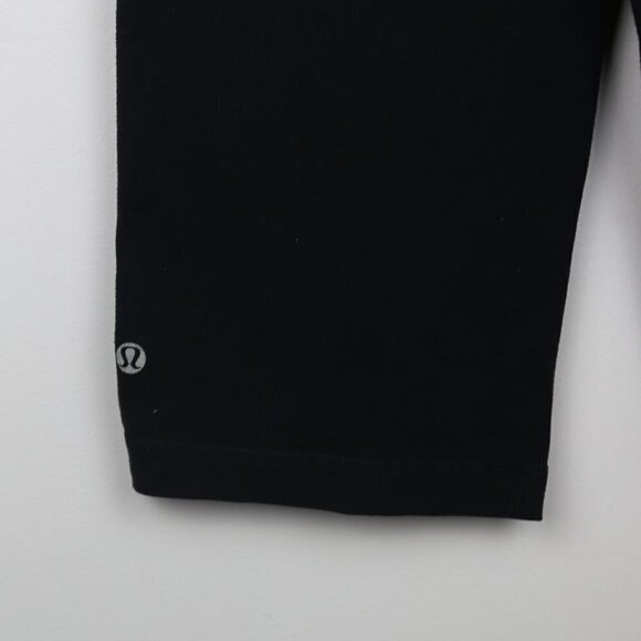 Lululemon Luon Astro Crossover Cropped Black Wide Leg Legging Pants Size 6 - Picture 4 of 5